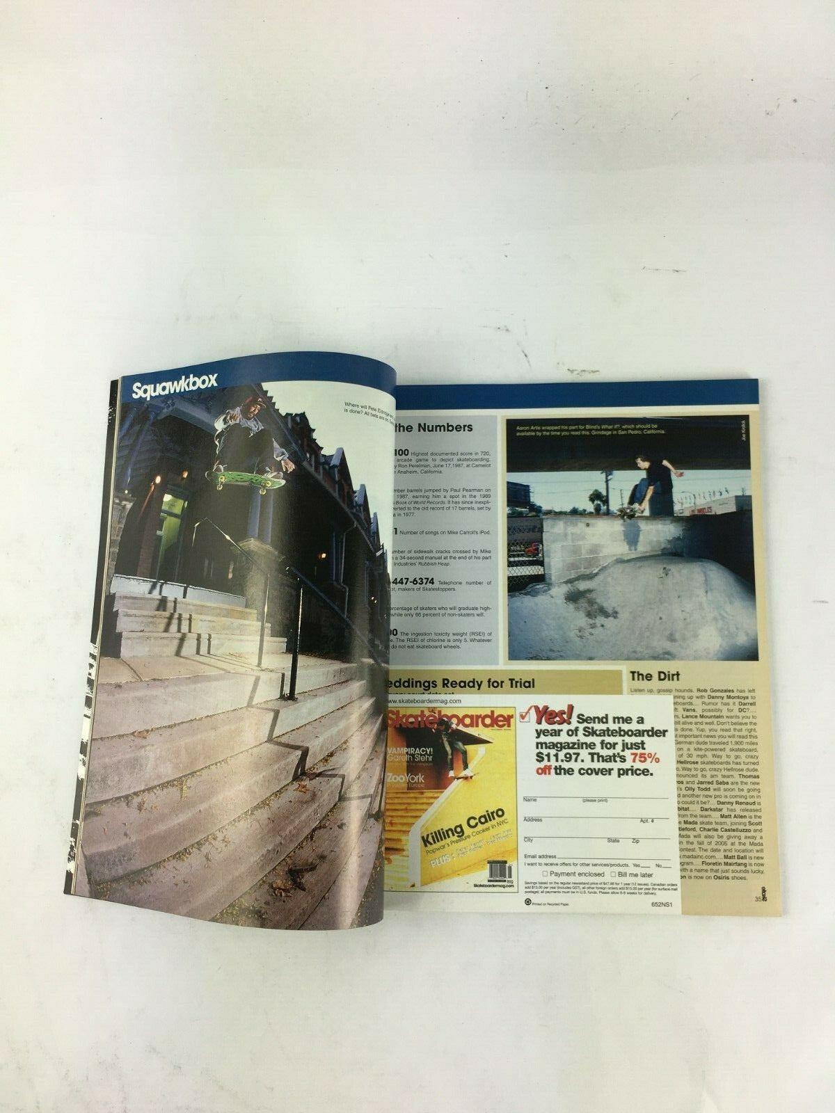 March 2005 Transworld Skateboarding Magazine featuring Zered Bassett, JB Gillet, and Going Home editorial.