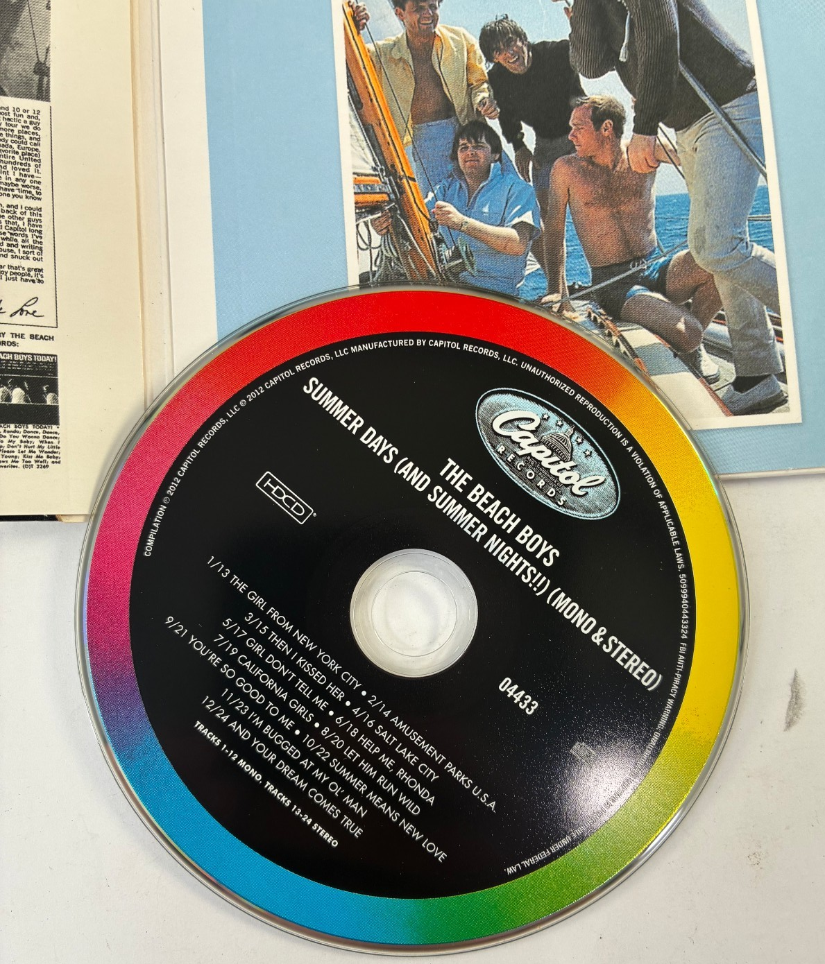 Summer Days And Summer Nights The Beach Boys Capitol CD 2012