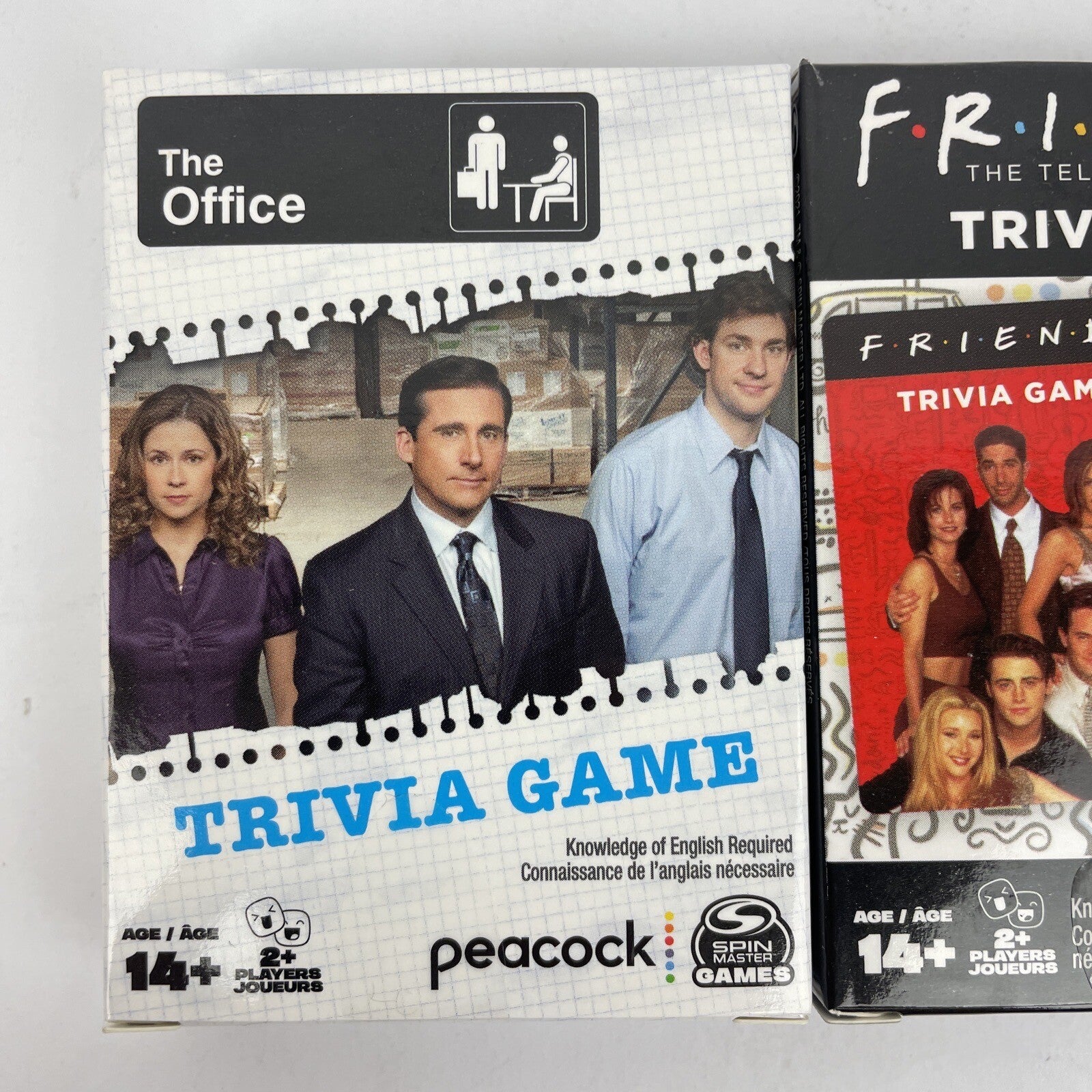 3 Brand New Sealed Trivia Games Friends, The Office, Seinfeld. Spin Master Games