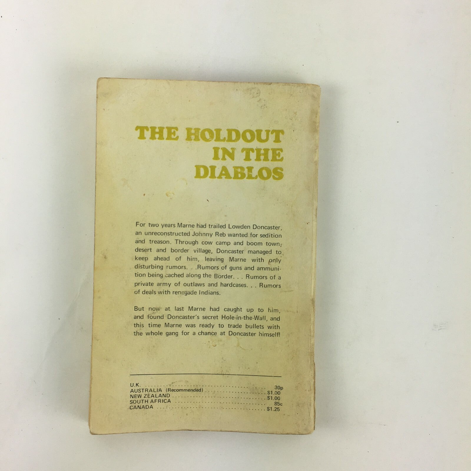 The Holdout in the Diablos Louis Trimble