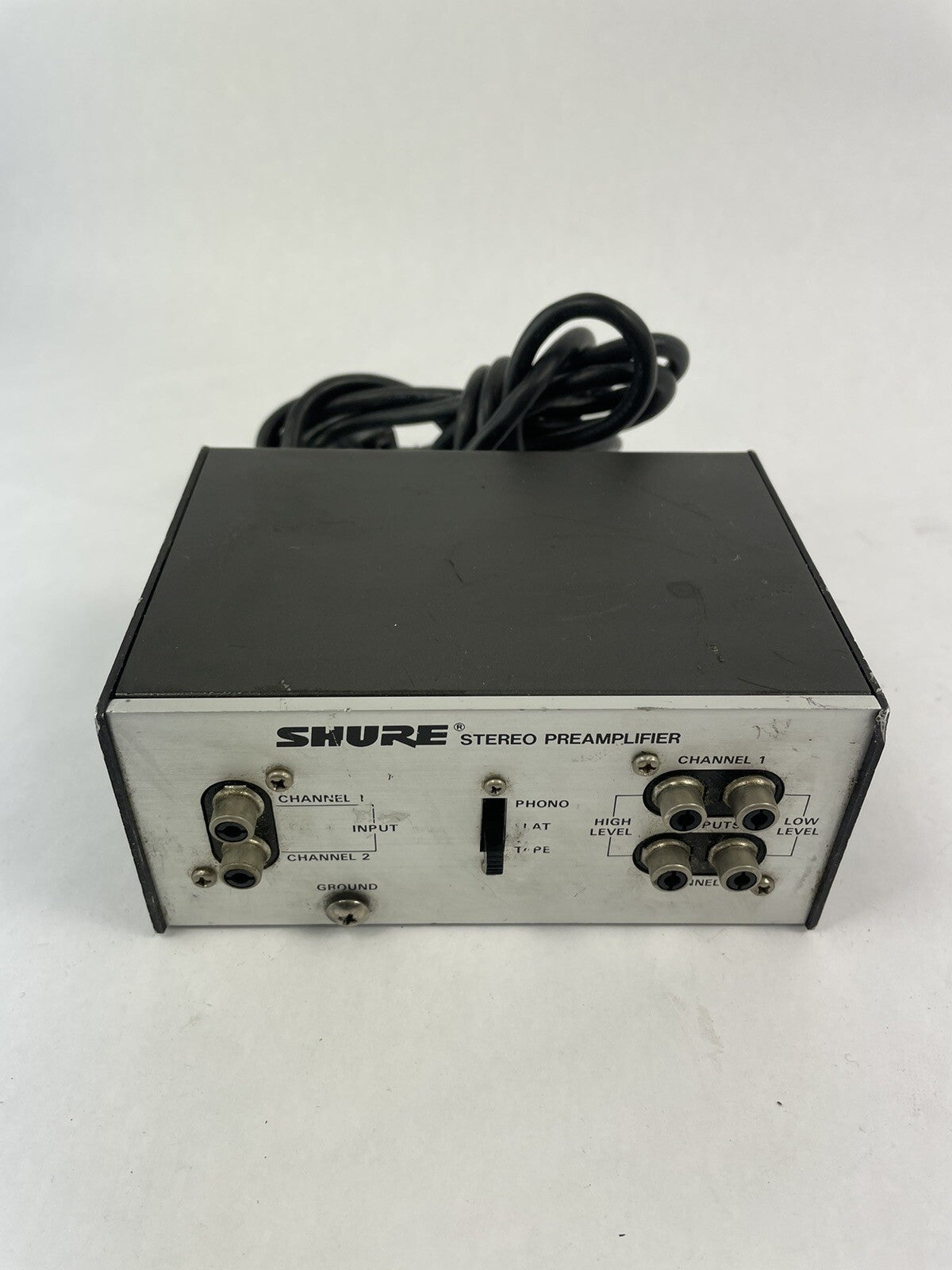 SHURE M64A Stereo Preamplifier Hi-Fi Audiophile Phono UNTESTED