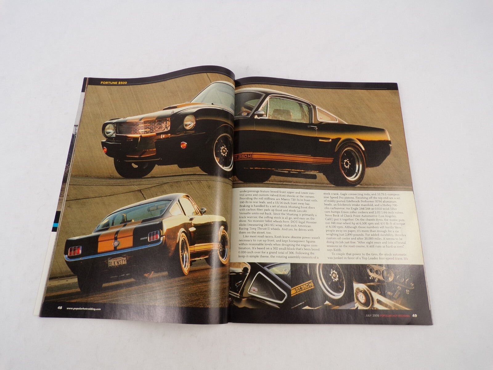 July 2008 Hot Rodding Magazine Become A Camshaft Expert '05-06 Mustang Bolt-ONS