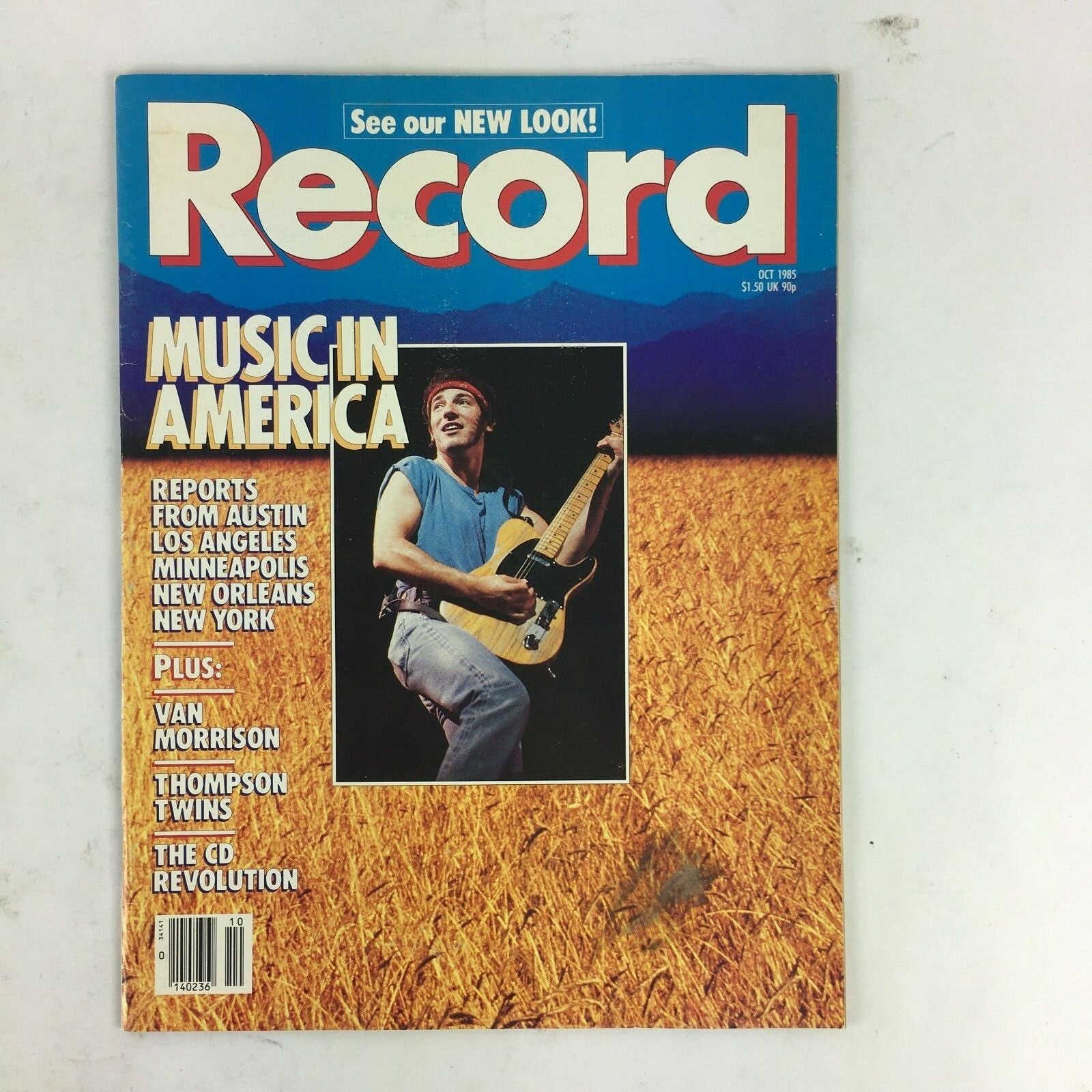 October 1985 Record Magazine Music in America Van Morrison Thompson Twins