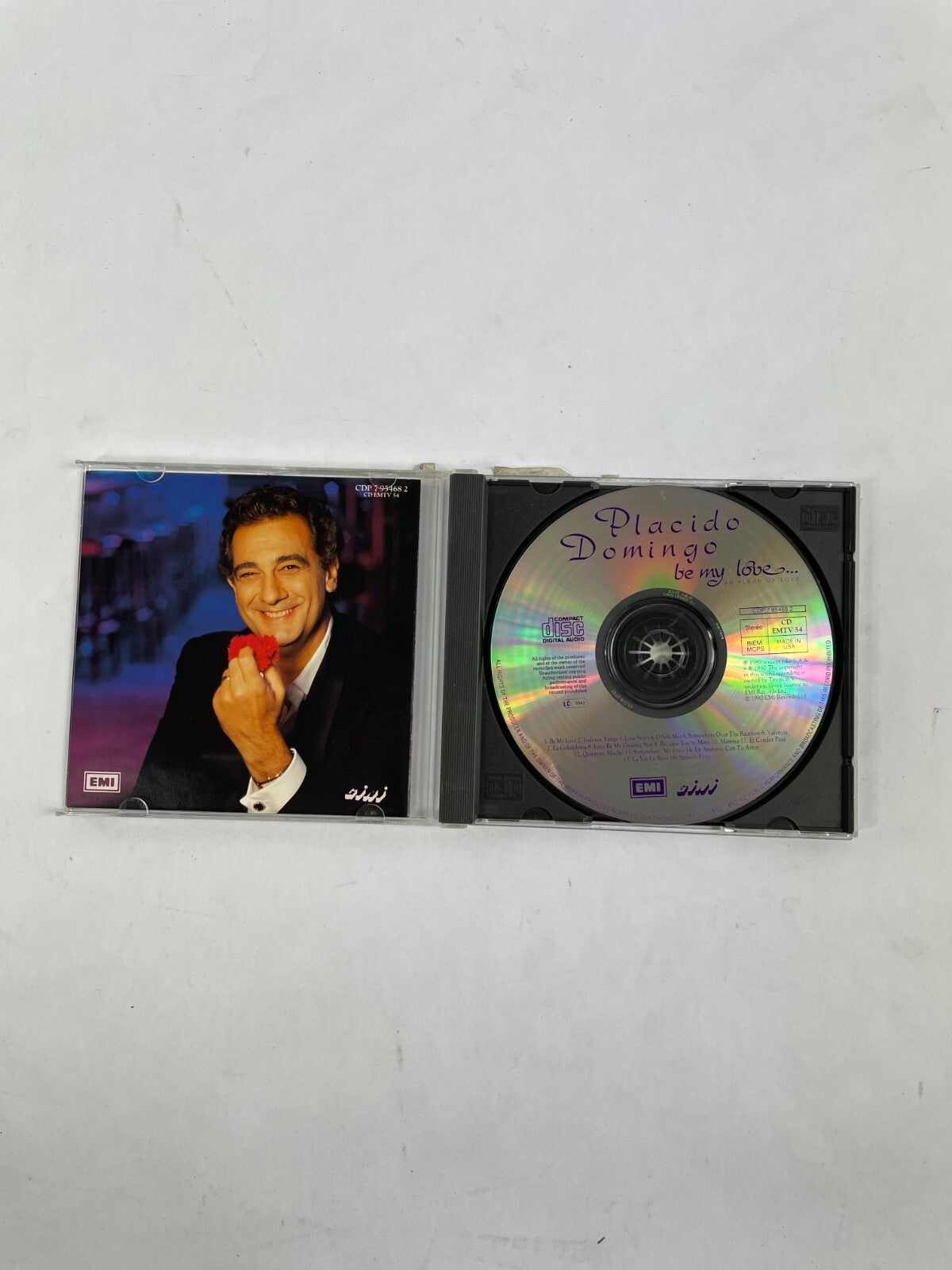 Placido Domingo Be My Love Jealousy Tango Love Story O Sole Mio Somewhere CD#72