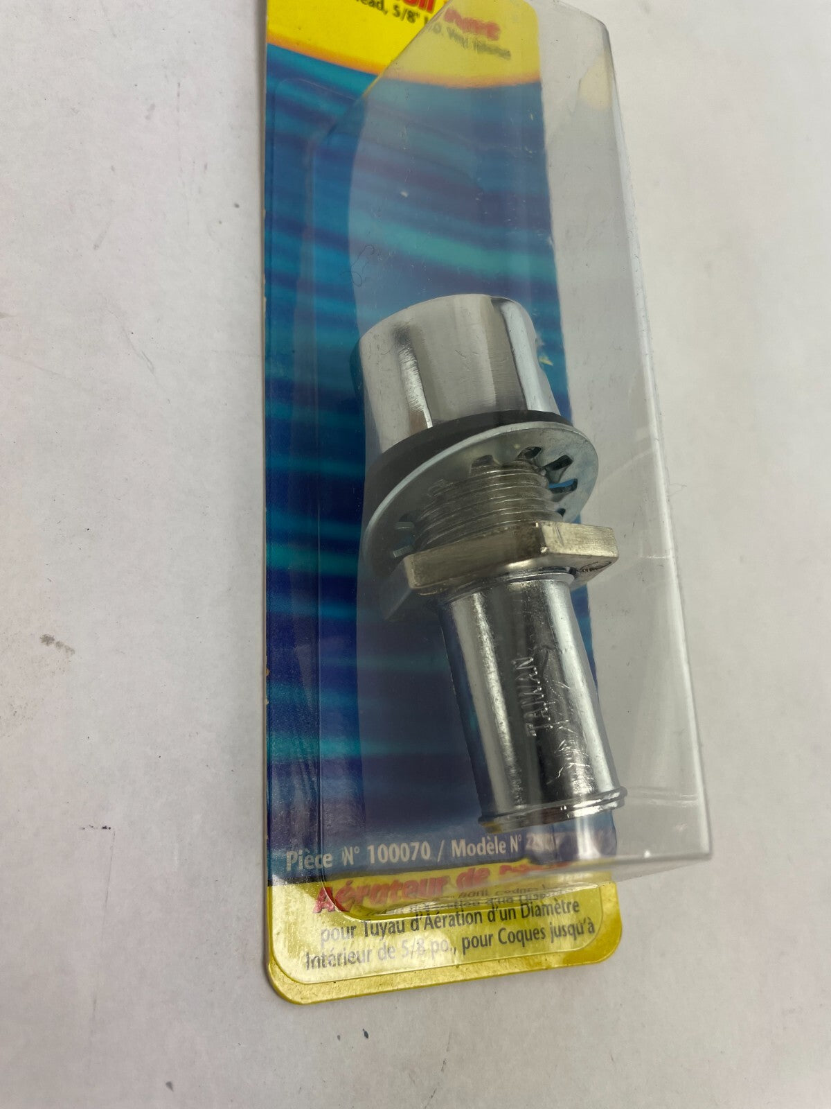 Tempo Thru Hull Vent Round Head 5/8" I D Vent Hose 207THV