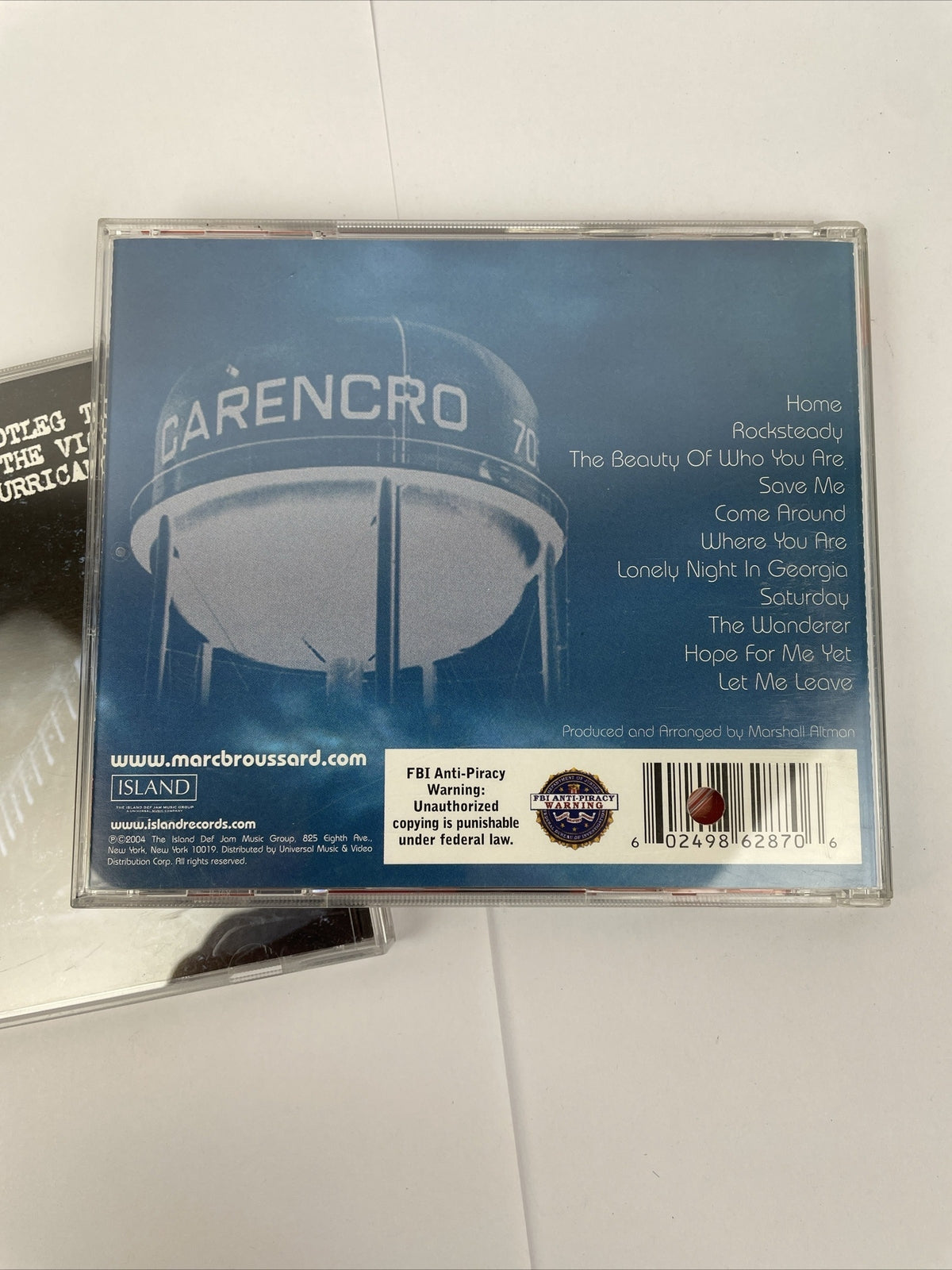 Lot of 2 x Marc Broussard Digital Audio CD - carencro - Authorized Bootleg BC