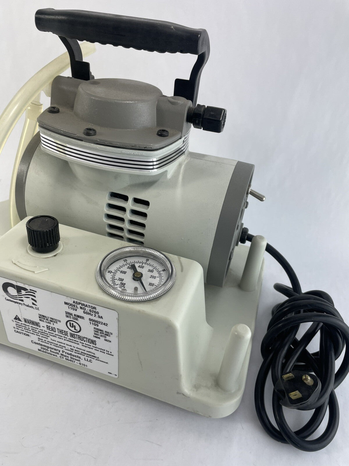 Contemporary Products Aspirator Suction 800CC (1/CS) Unit Model 6260