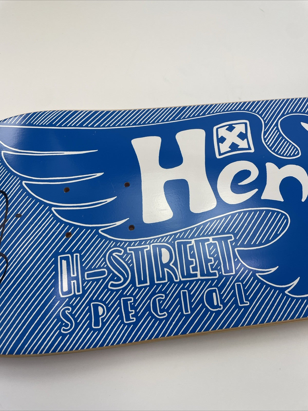 H-Street Matt Hensley Blue Eagle signed skateboard deck 32.75 x 9 inches