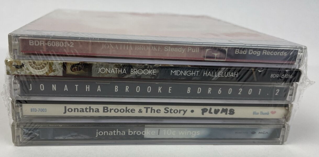 Lot of 5 x Jonatha Brooke - Folk Rock Audio CD Plumb Wings Live Steady Pull + BC