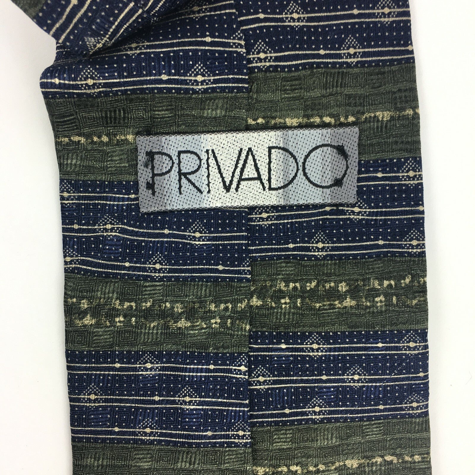 Genuine Privado 100% Silk Handmade Stylish Formal/Casual Tie Multi Coloured