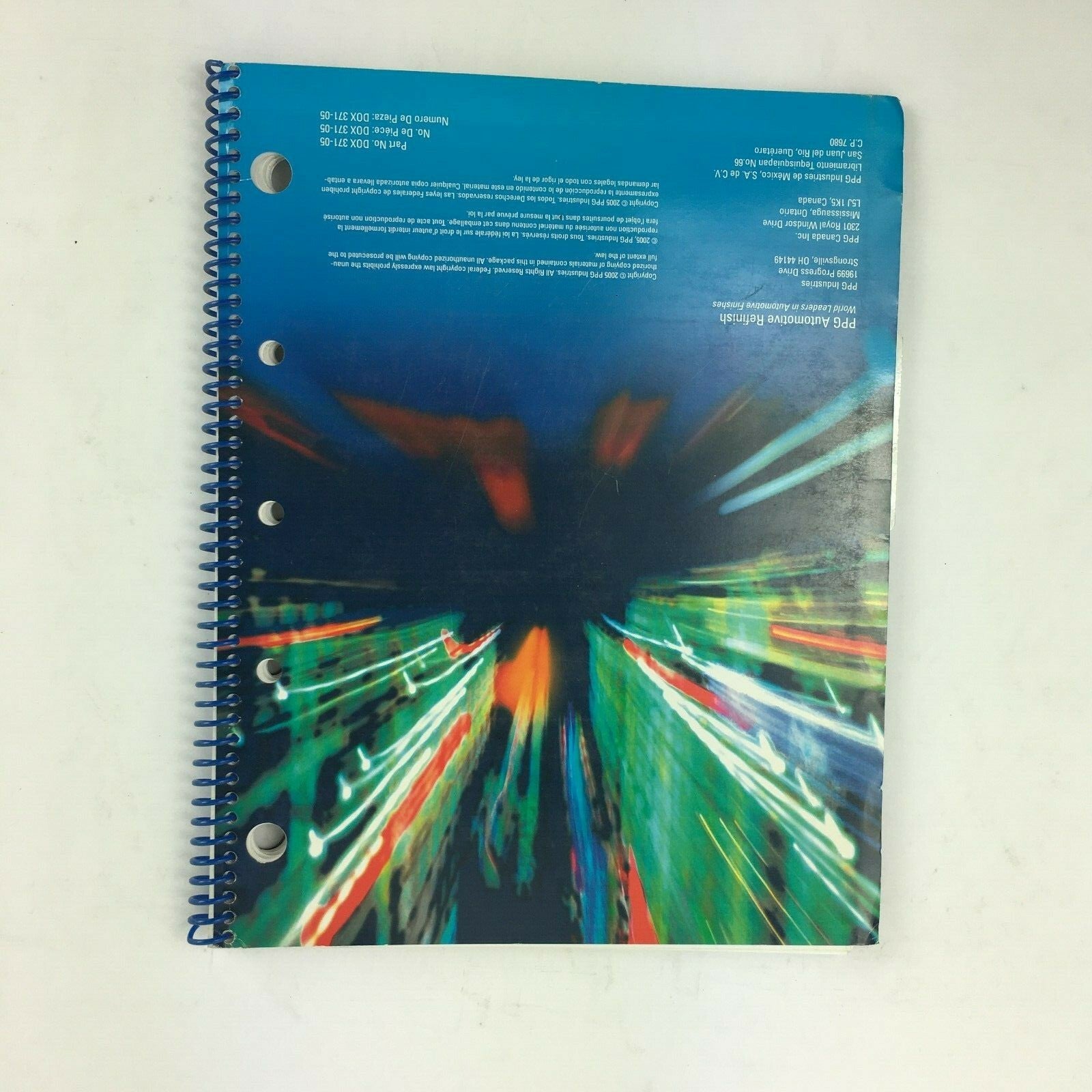 Ford 2005 General Motors Domestic Color Code Information Manual