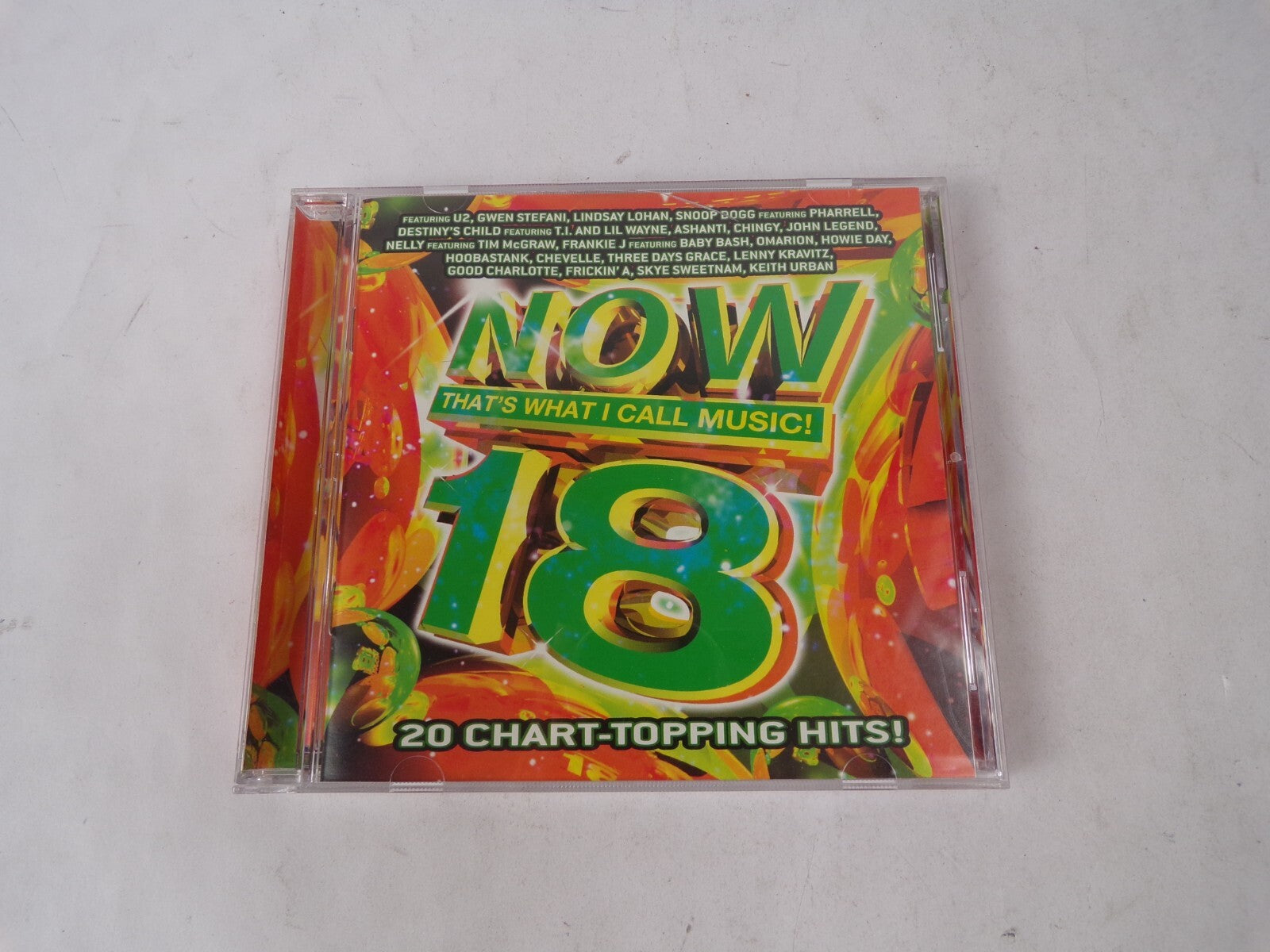 Now 18 That's What I Call Music! 20 Chart-Topping Hits! U2 Gwen Stefani CD#62