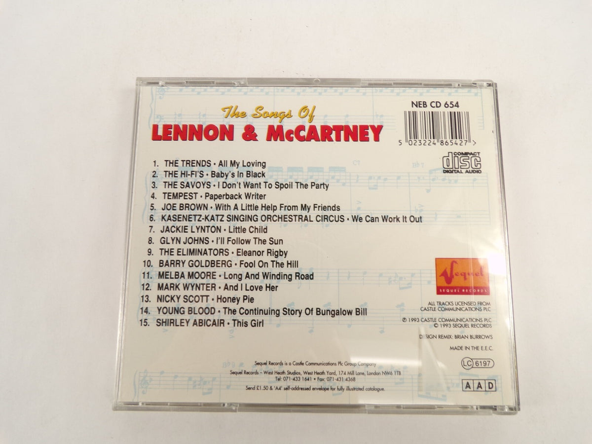 The Songs Of Lennonn Mccartney The Trends All My Loving CD#51