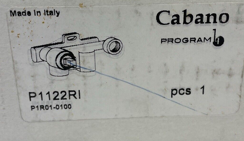 CABANO Program Model 1P1122RI 2 Way Diverter Rough-In Valve (1/2") - ITALY MADE