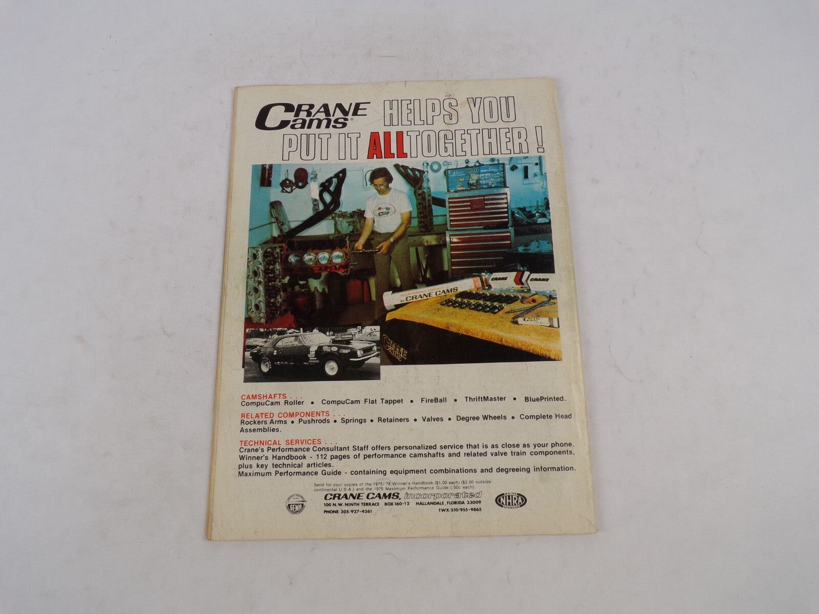 December 1975 Hot Rodding Magazine Special 55 - 57 Chevy Street Section V-6