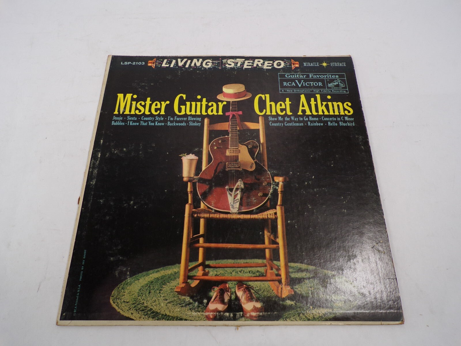 Mister Guitar Chet Atkins Living Stereo Orthophonic High Fidelity Vinyl Record