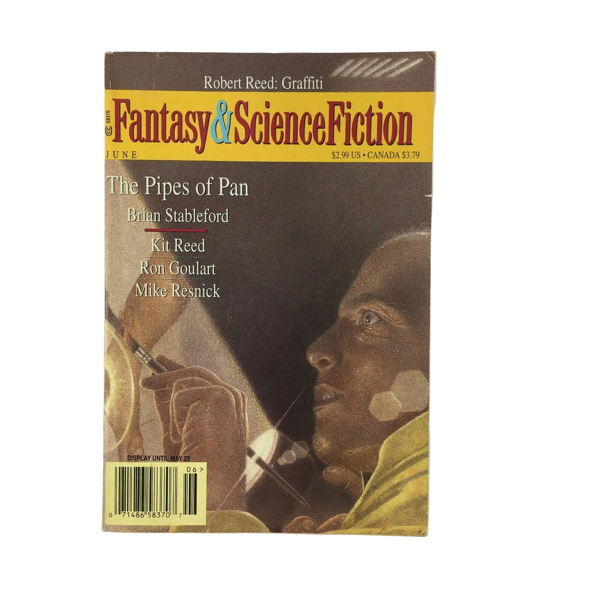 June Fantasy&Science Fiction Magazine The Pipes of Pan Brian Stableford Kit Reed