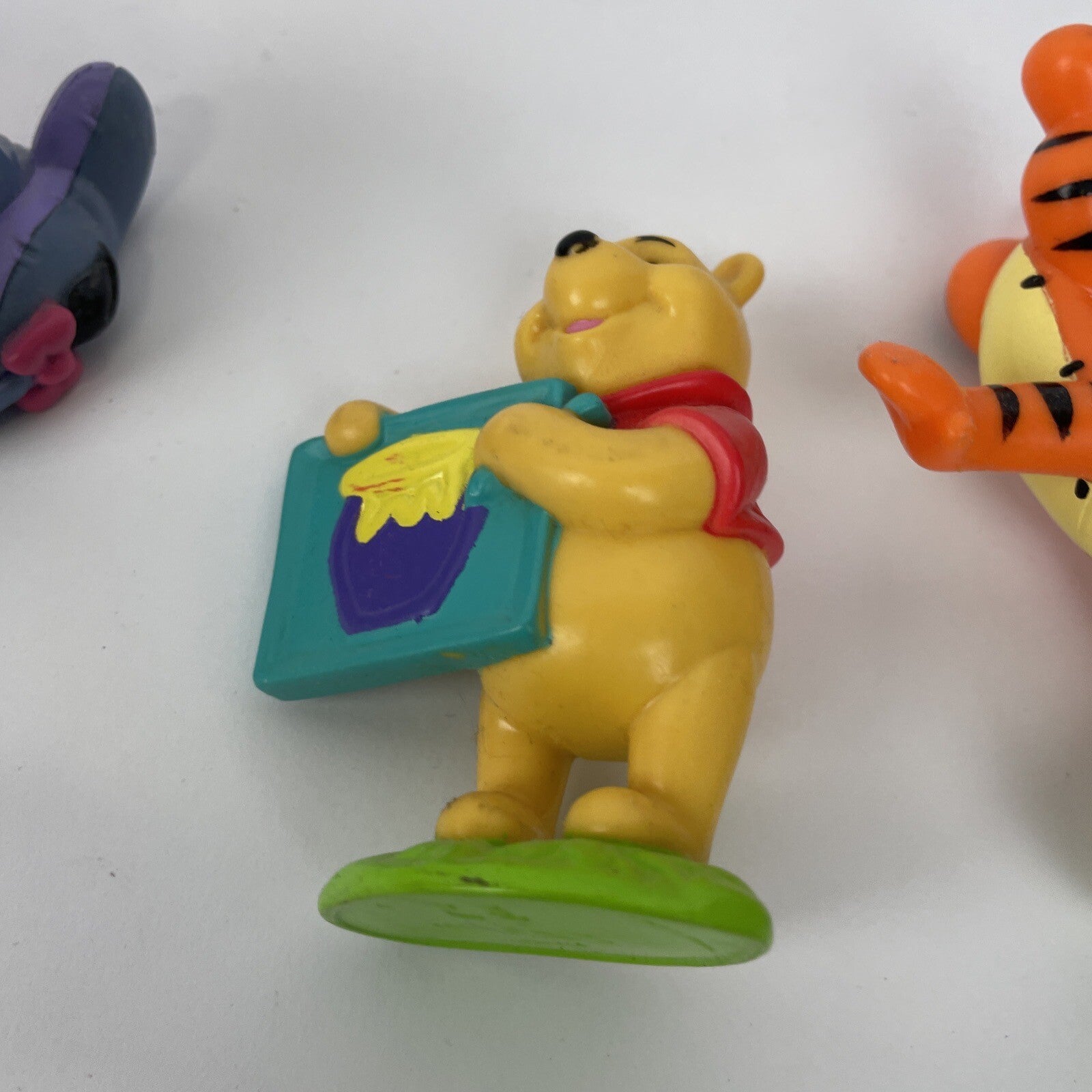 Winnie The Pooh Mini Small Figures Piglet, Tigger, Eeyore Lot Of 4 Topper