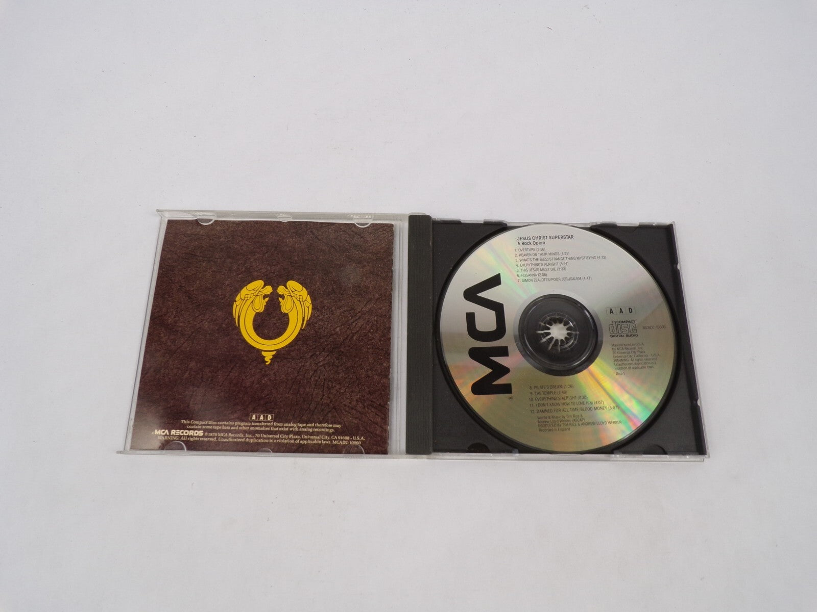 Jesus Christ Superstar Overture Heaven On Their Minds Hosanna The Temple CD#63