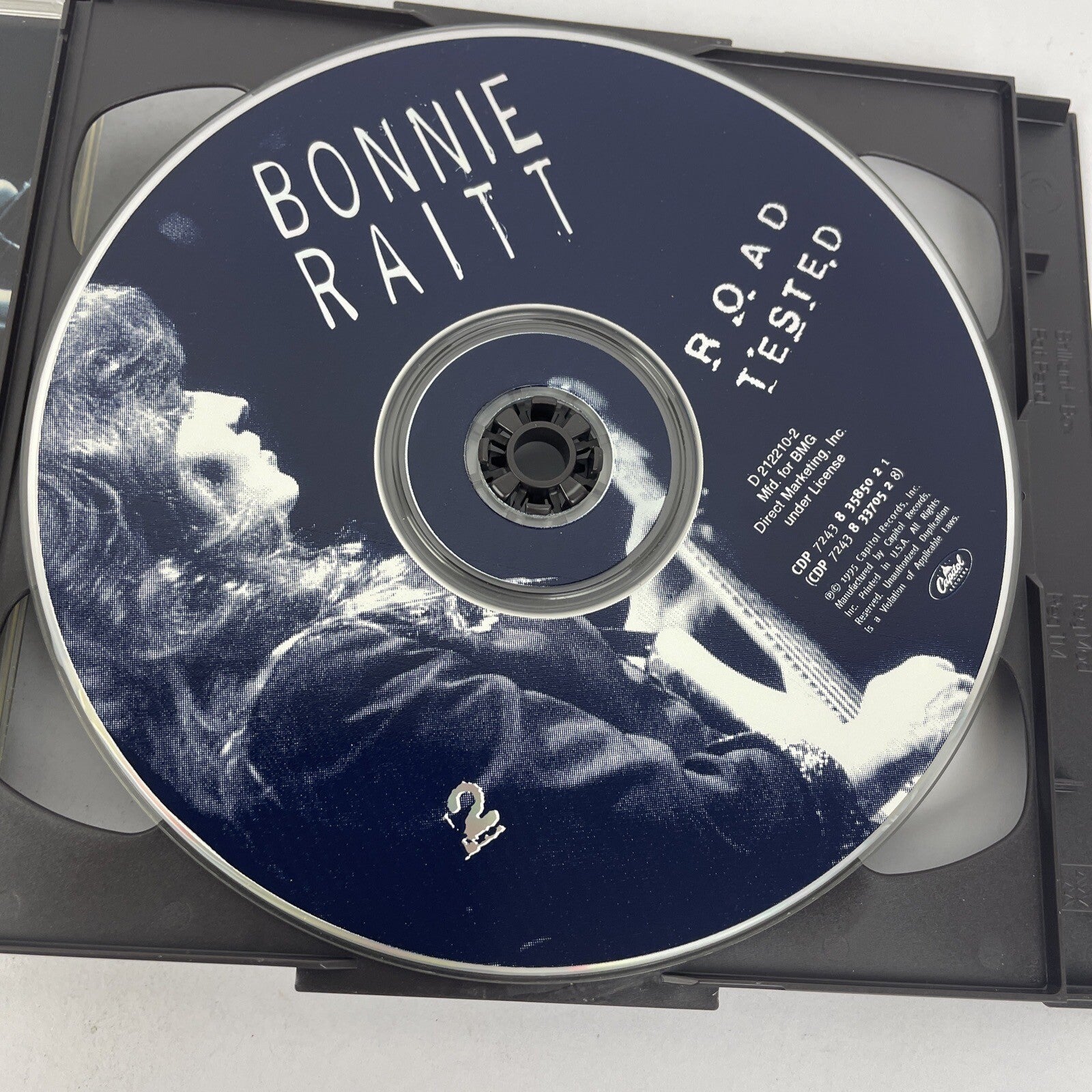 2 x BONNIE RAITT Digital Audio Cd Lot - Nick of Time 1989 - ROAD TESTED, 1995