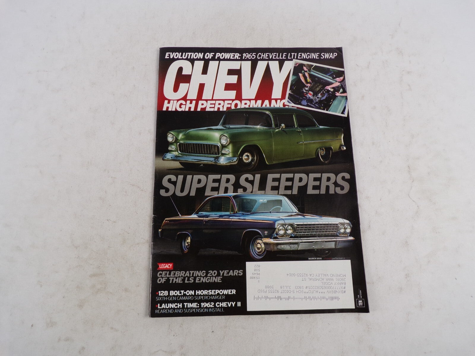 March 2018 Chevy High Performance Super Sleepers Evolution Of Power: 1965 Chevel