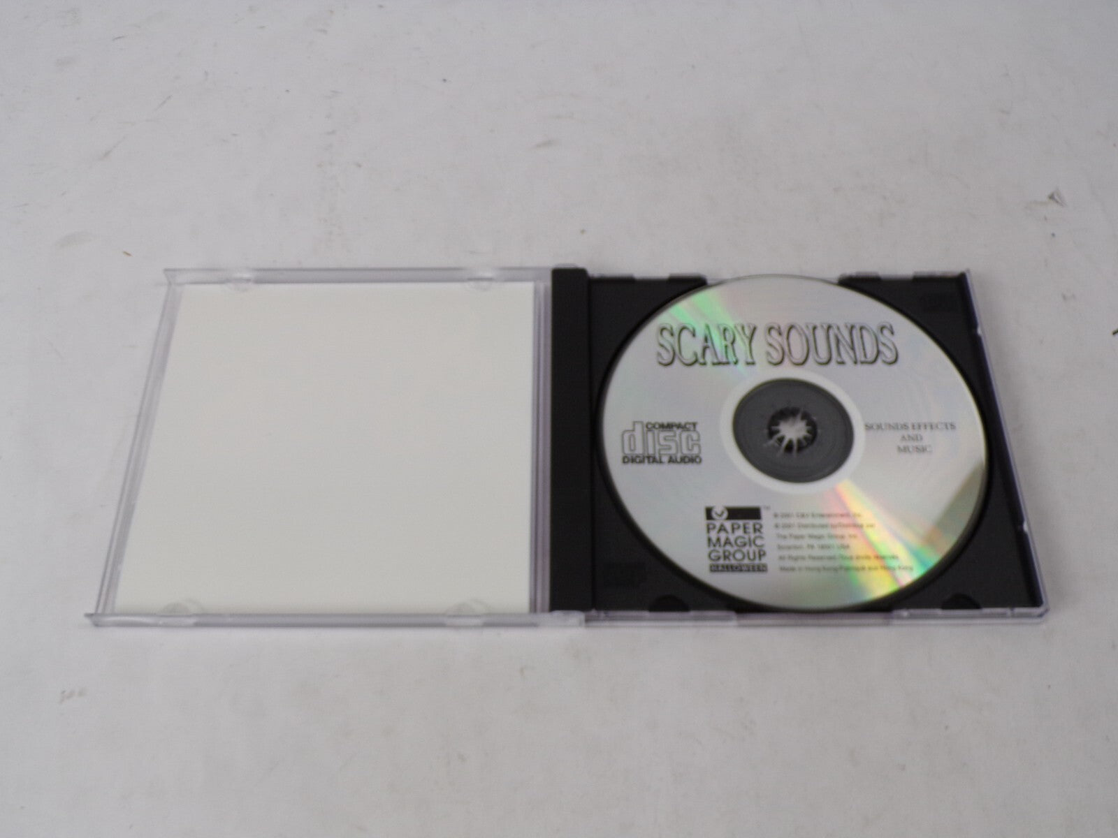 Scary Sounds Creaks Shricks Crowls Howls Cats Bats Moans Groans Shackles CD#62