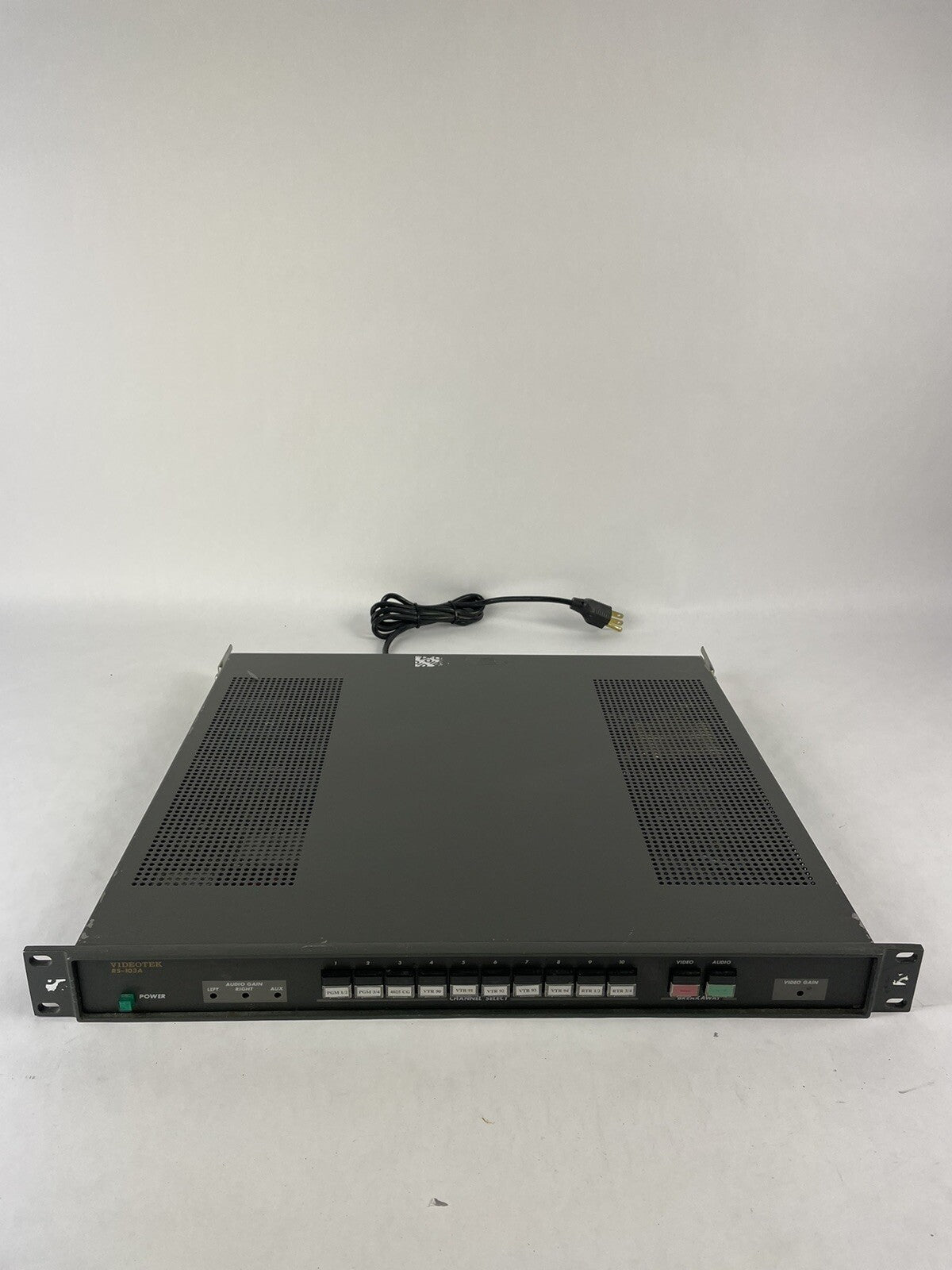 Videotek RS-103A Video Switcher - 3 Audio Inputs per Channel and Breakaway