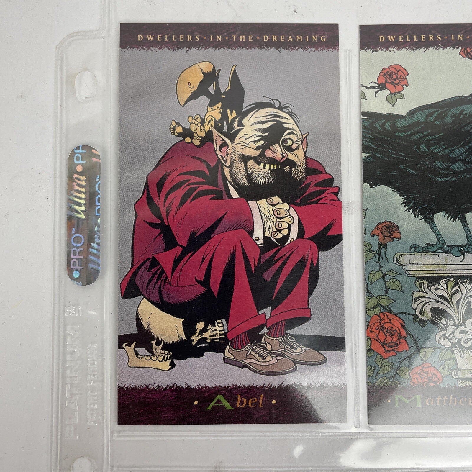 3 x 1994 Skybox DC Vertigo Sandman Illustrated Promos Matthew The Raven A Bet +