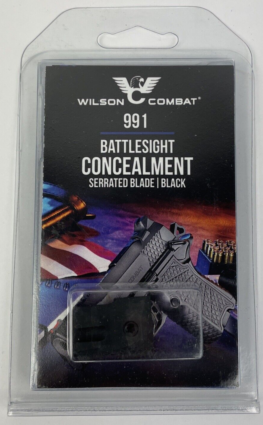 Wilson Combat Vickers Elite Battlesight Concealment Serrated Blade Tritium 991