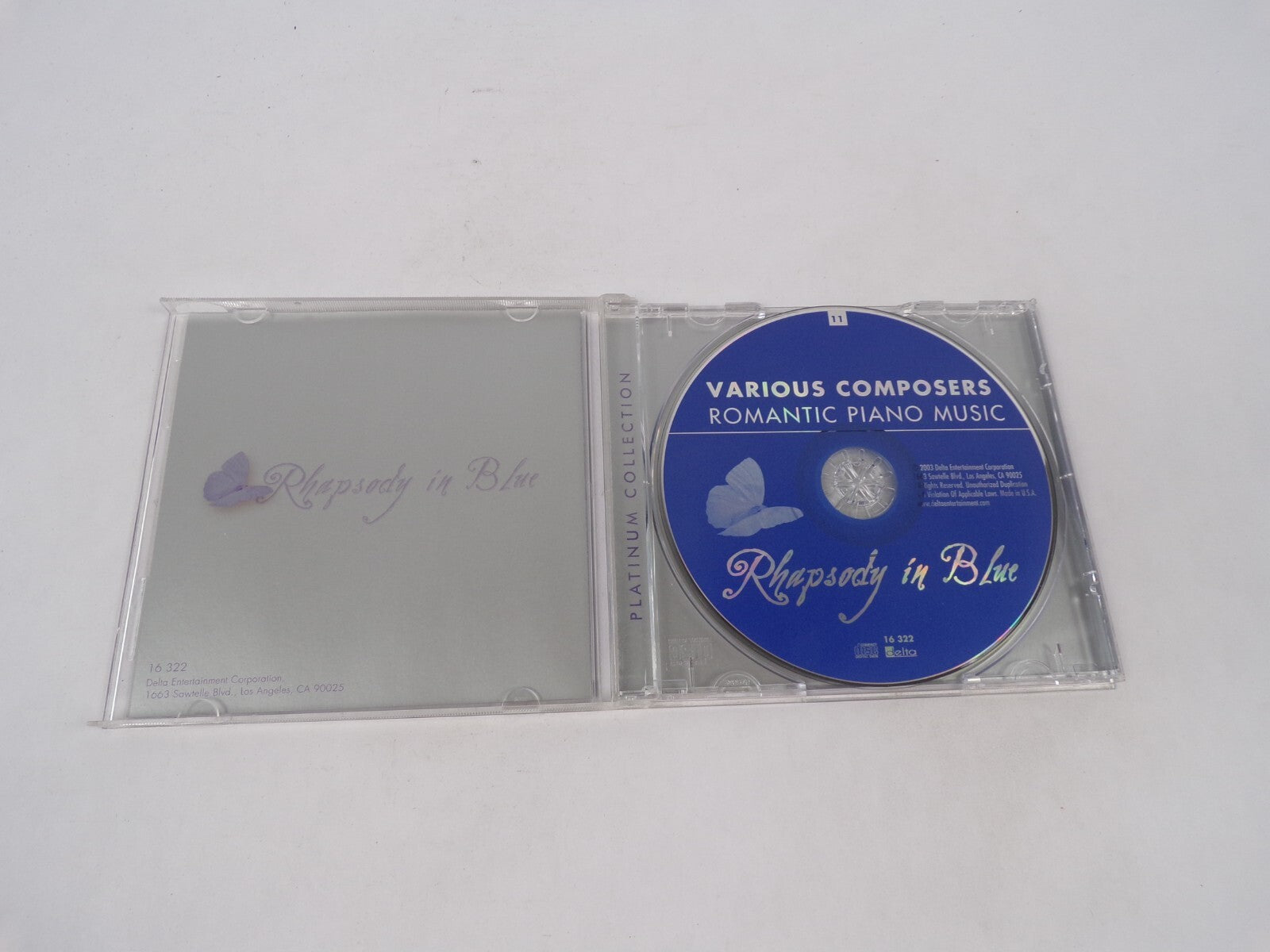 Rhapsody In Blue Various Composers Romantic Piano Music The Ultimate Piano CD#71