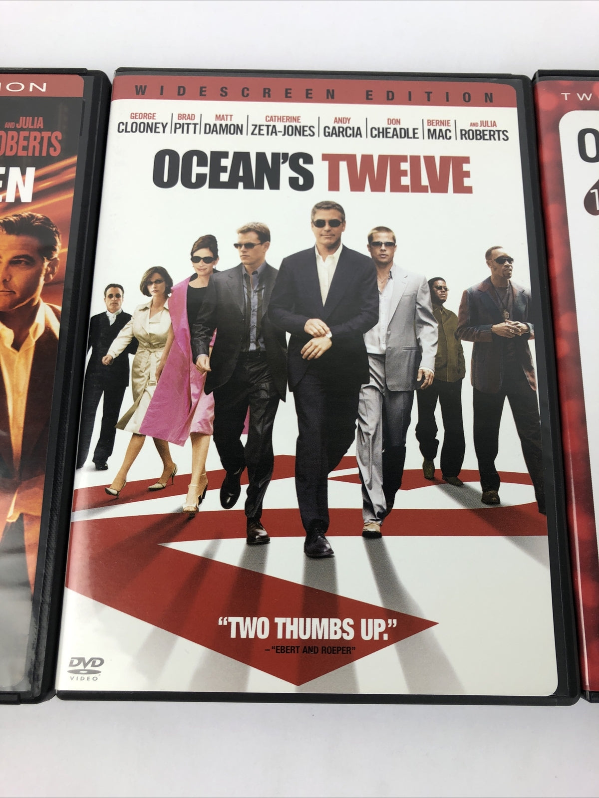 OCEAN'S ELEVEN TWELVE THIRTEEN TRILOGY (3) DVD Lot George Clooney Brad Pitt MINT