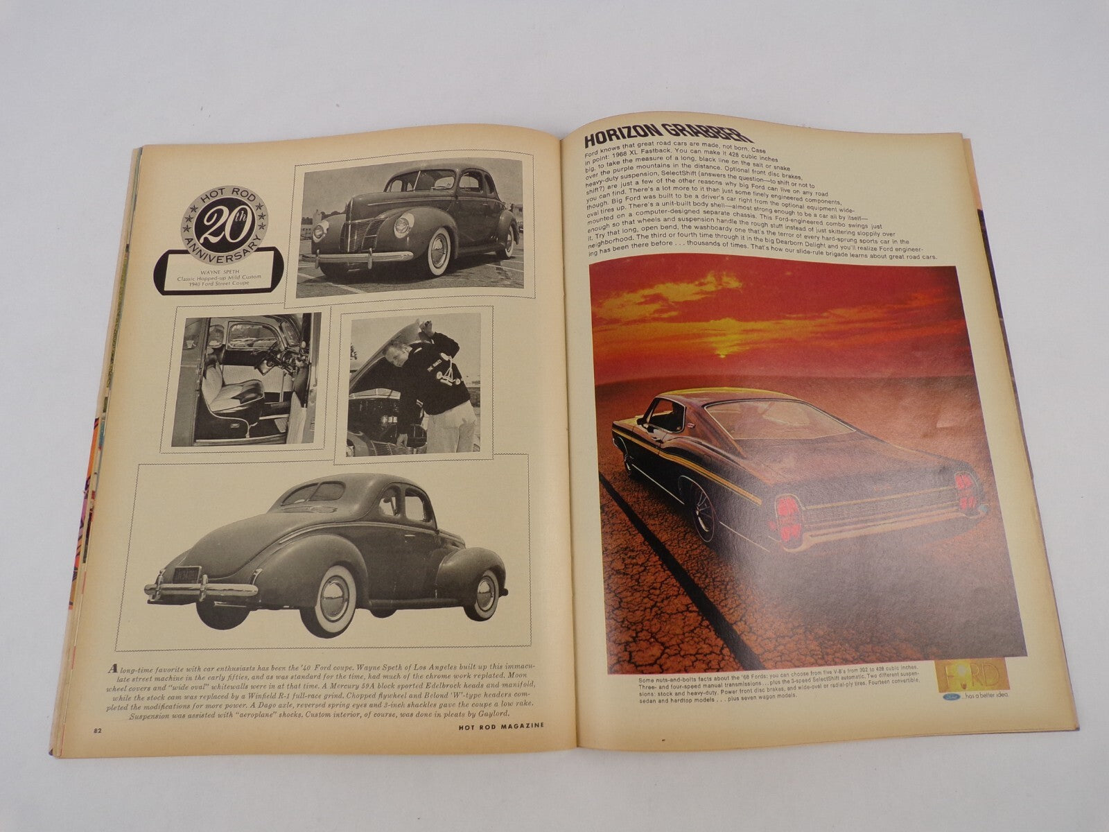 January 1968 Hot Rodding Magazine 20 Years Of Hot Rodding! Special Anniversary
