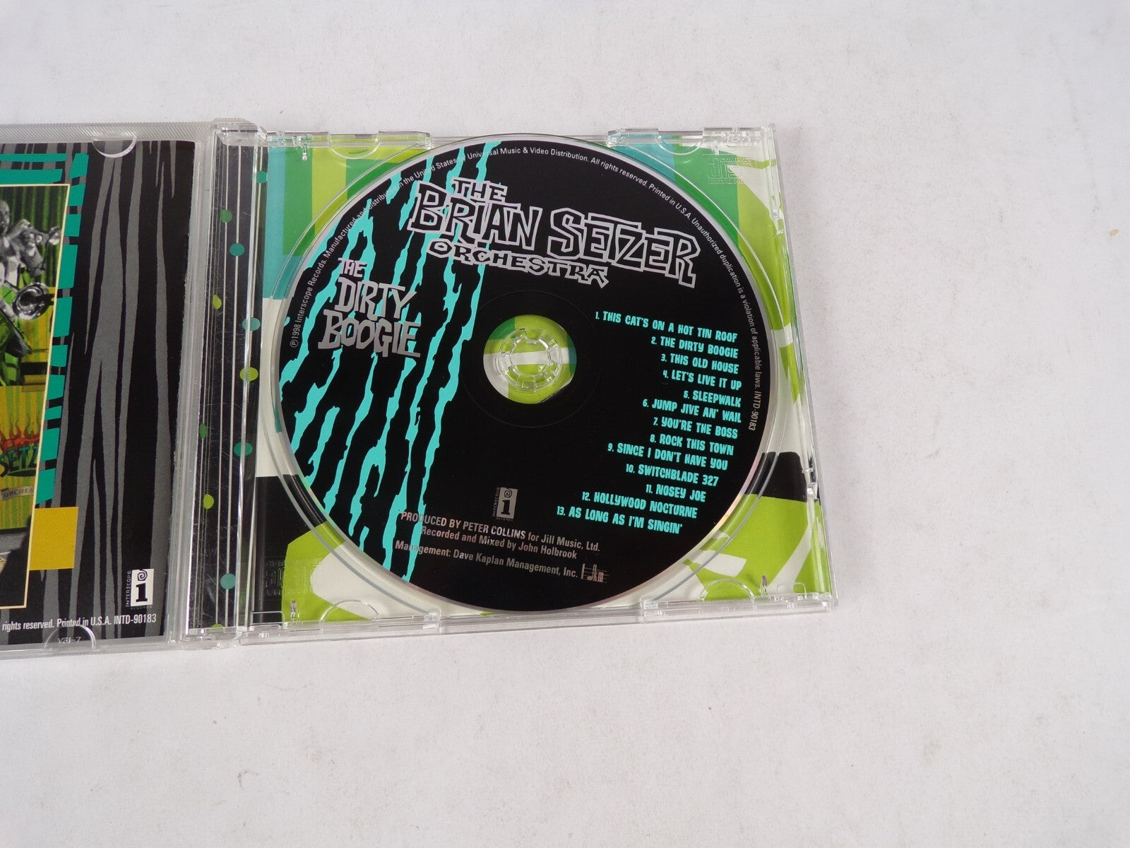The Brian Setzer Orchestra The Dirty Boogie This Cat's On A Hot Tin Roof CD#55
