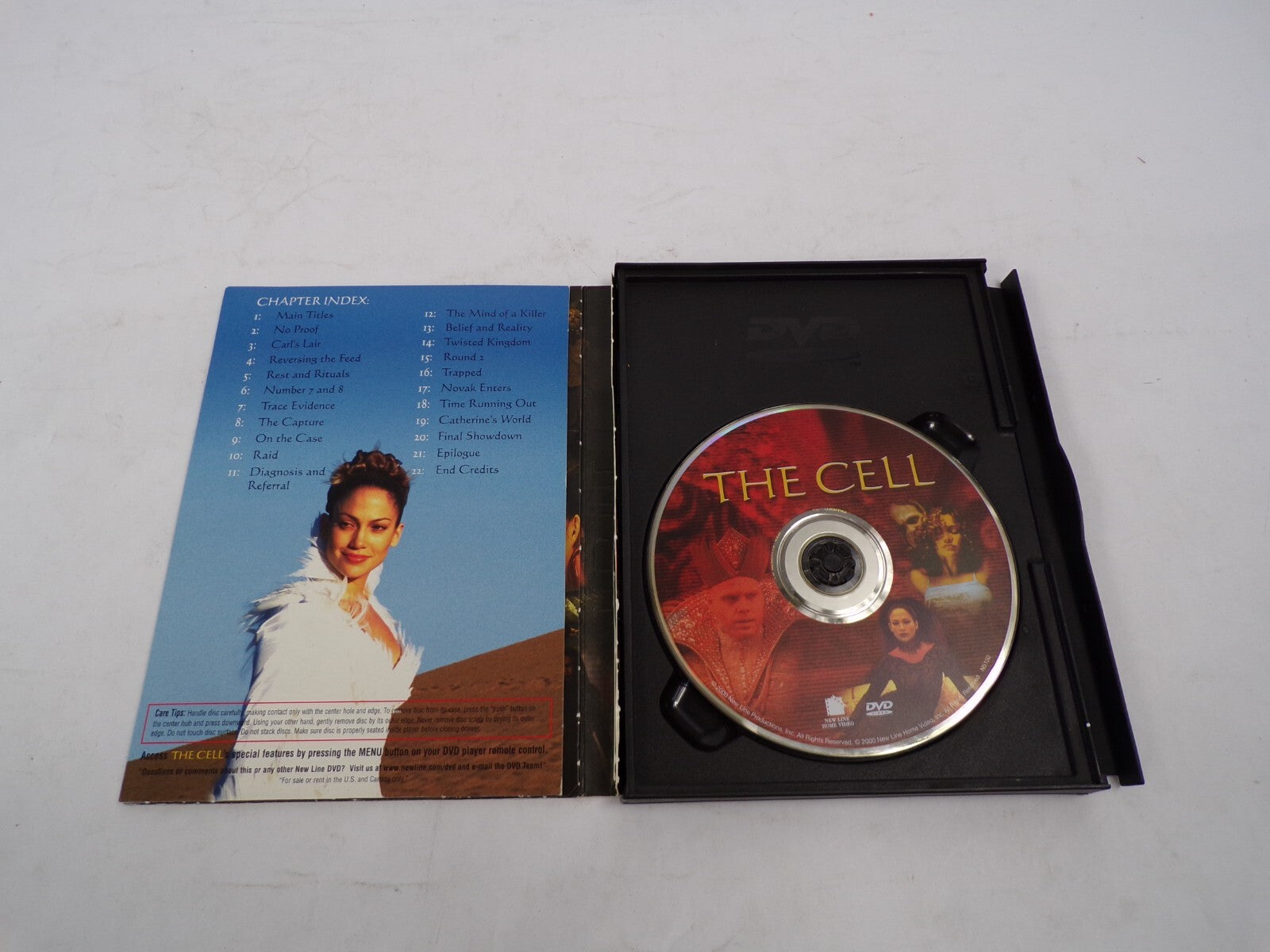 The Cell His Mind is Her Prison Jennifer Lopez VIncevaughn Vincent DVD Movies