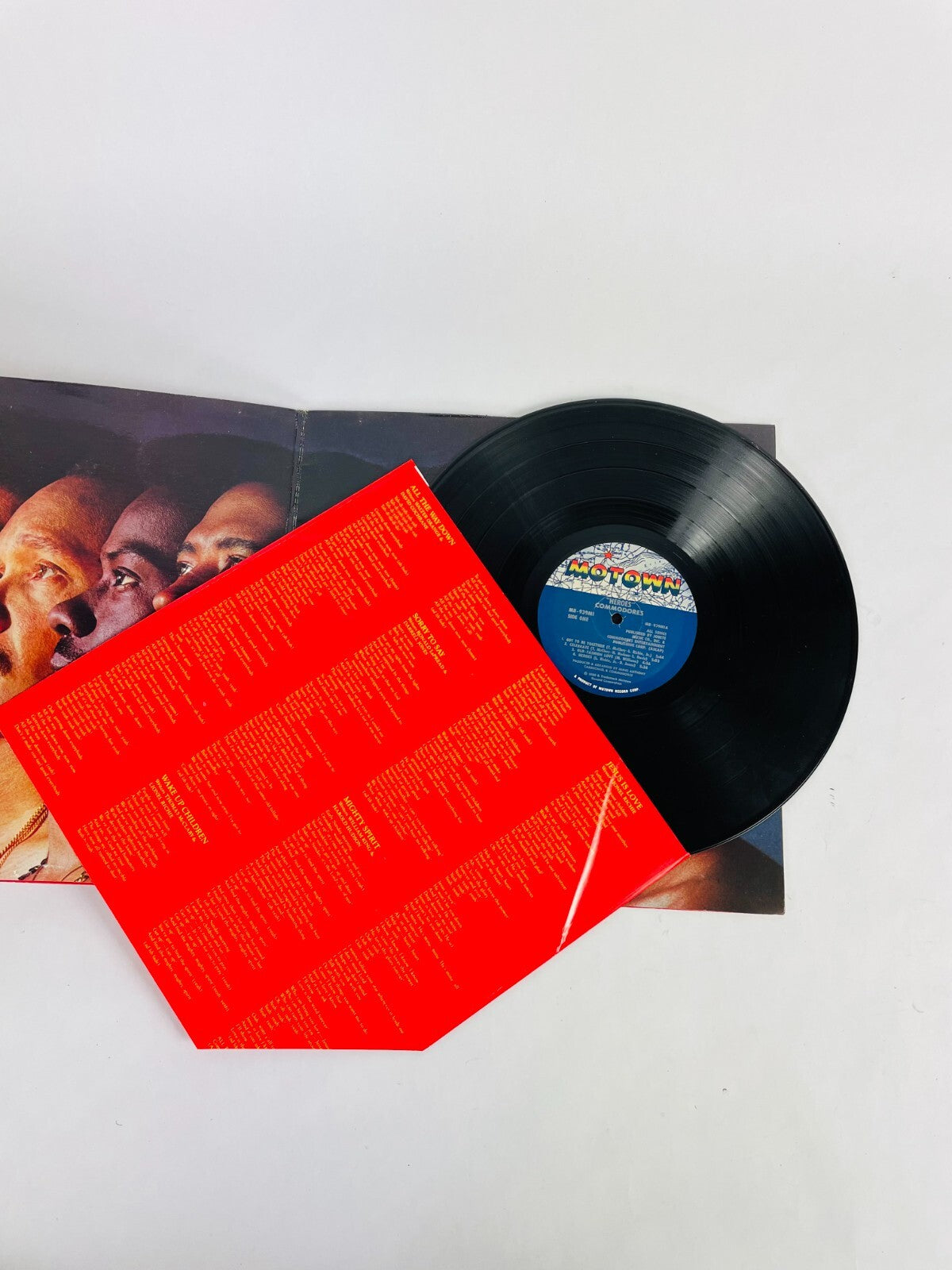 Commodores Heroes Motown Record Corp Vinyl Record