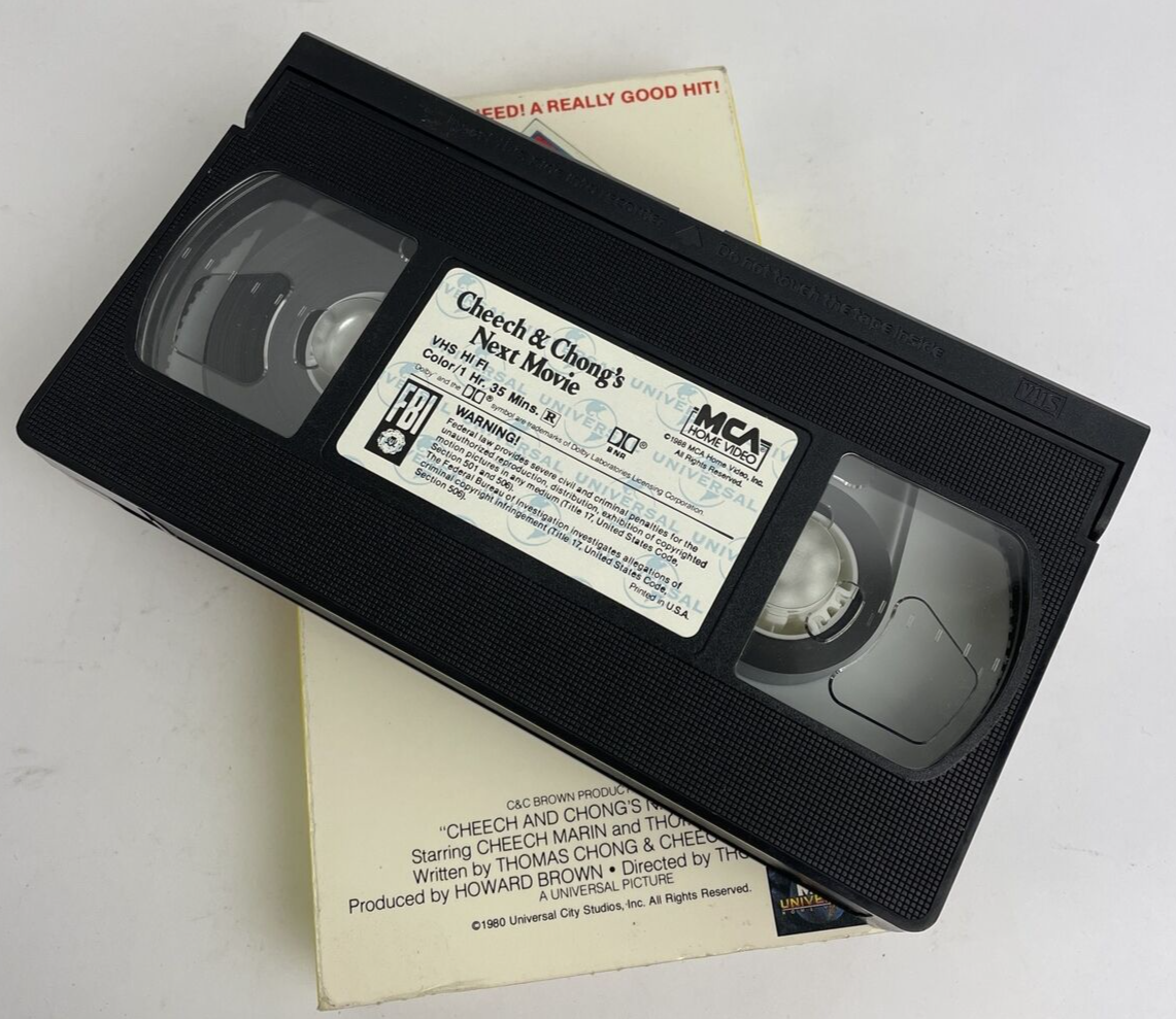 Cheech and Chongs Next Movie - VHS ( 1992, MCA Universal Home Video ) LOOK