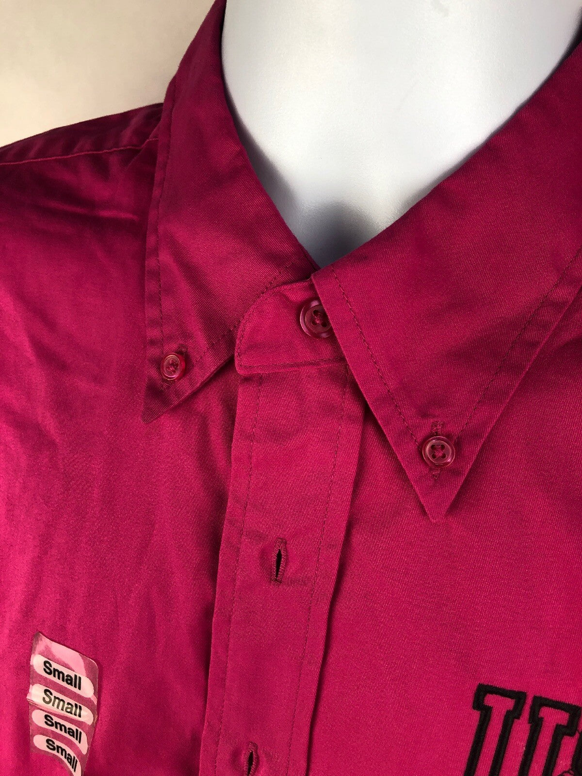 New USMC Rare United States Marine Corps Pink Button Up SS Womens Size Small S