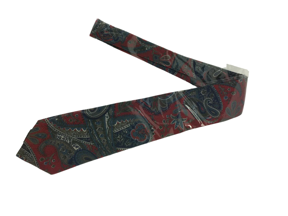Genuine AndreValetino handmade multi-coloured 100% silk formal and casual tie