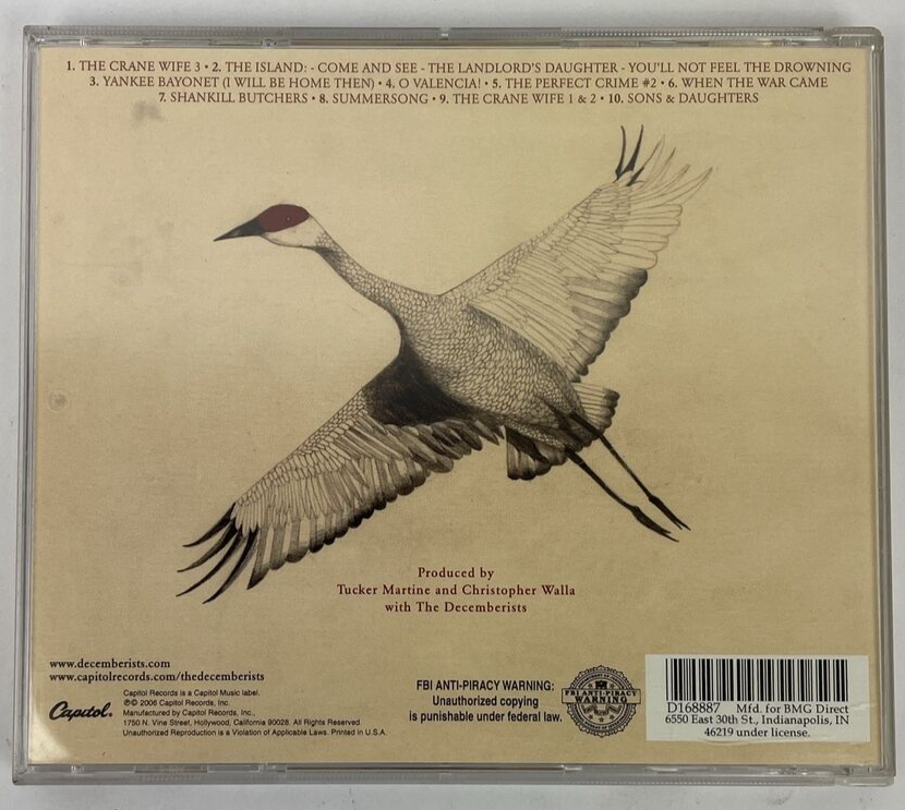 The Crane Wife - Digital Audio CD By The Decemberists -Capitol Records 2006 - CD