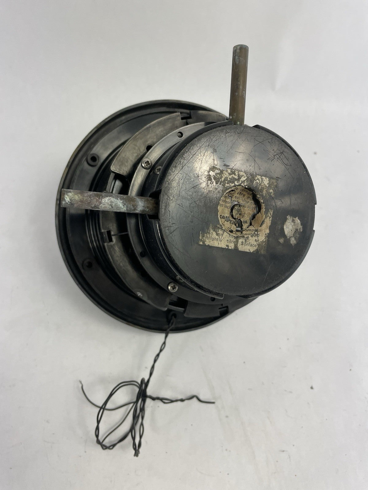 Plastimo Bulkhead Mount Compass BLACK