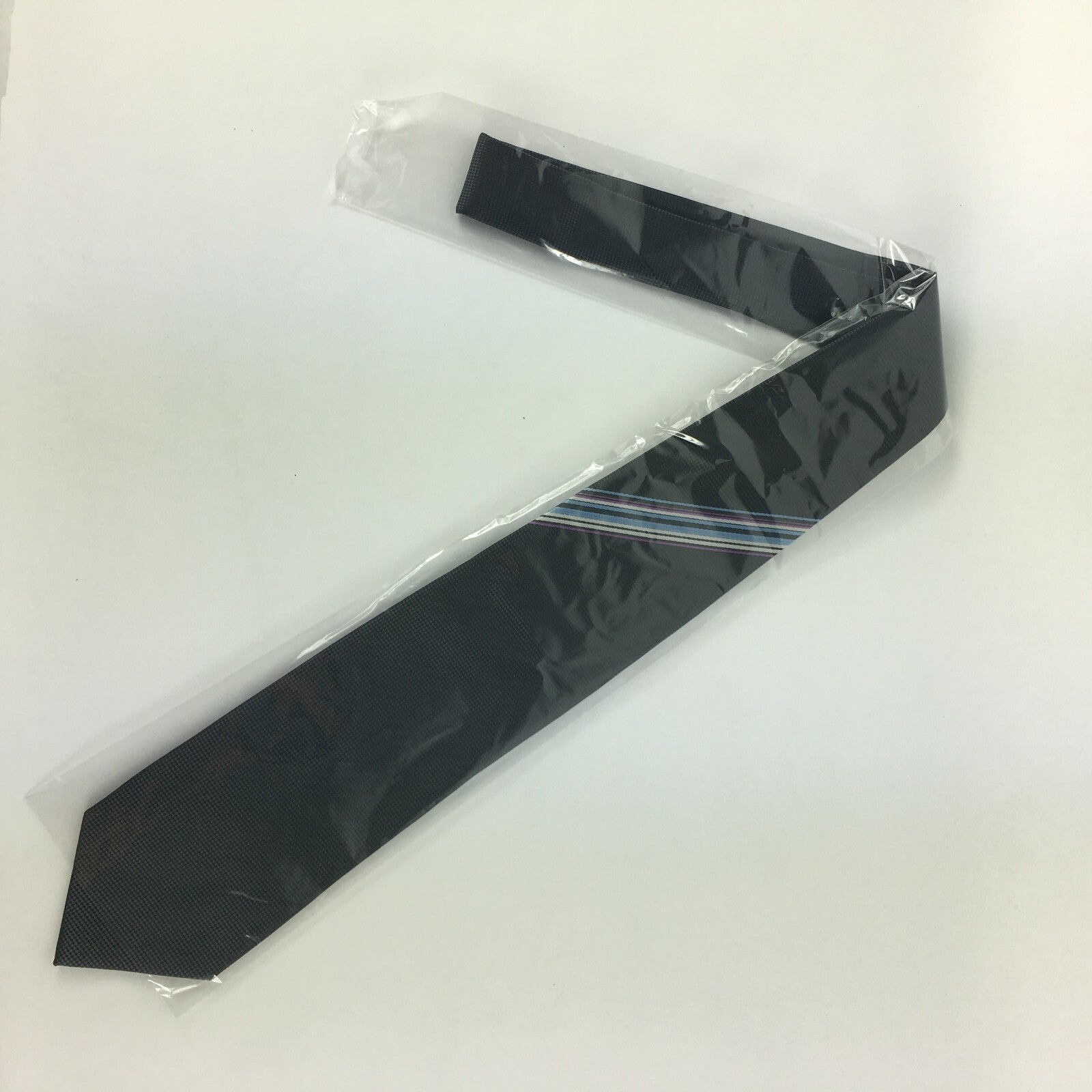 Genuine Bellini 100% Silk Handmade Stylish Formal/Casual Tie Black Dotted