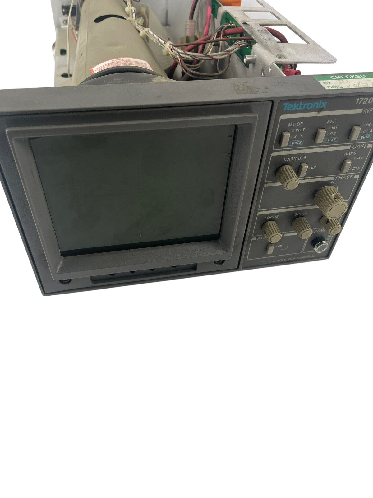 Tektronix 1720 Vector Scope FOR PARTS / REPAIR