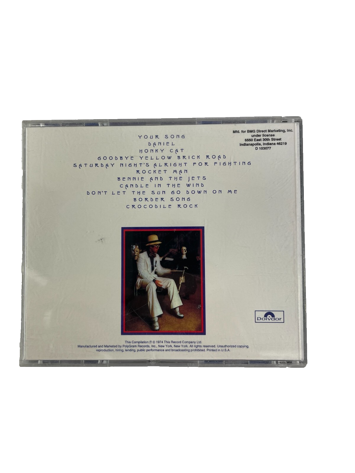 Elton John – Elton John's Greatest Hits Goodbye Yellow Brick Road CD#37