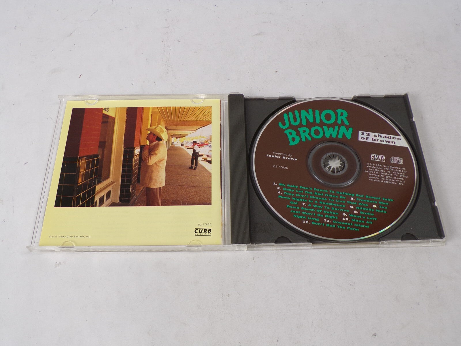Junior Brown 12 Shades Of Brown Freeborn Man Too Many Nights In A RoadhouseCD#62