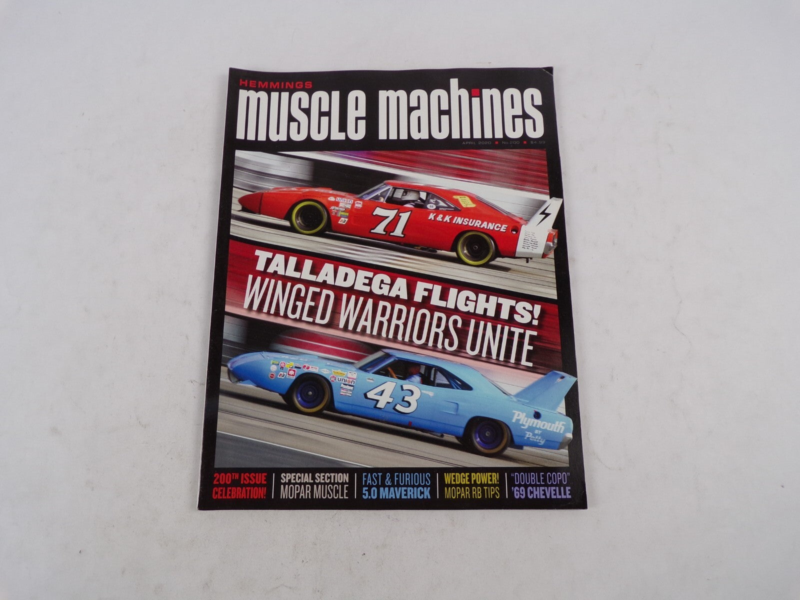 April 2020 Hemmings Muscle Machines Magazine Talladega Flights! 200th Is