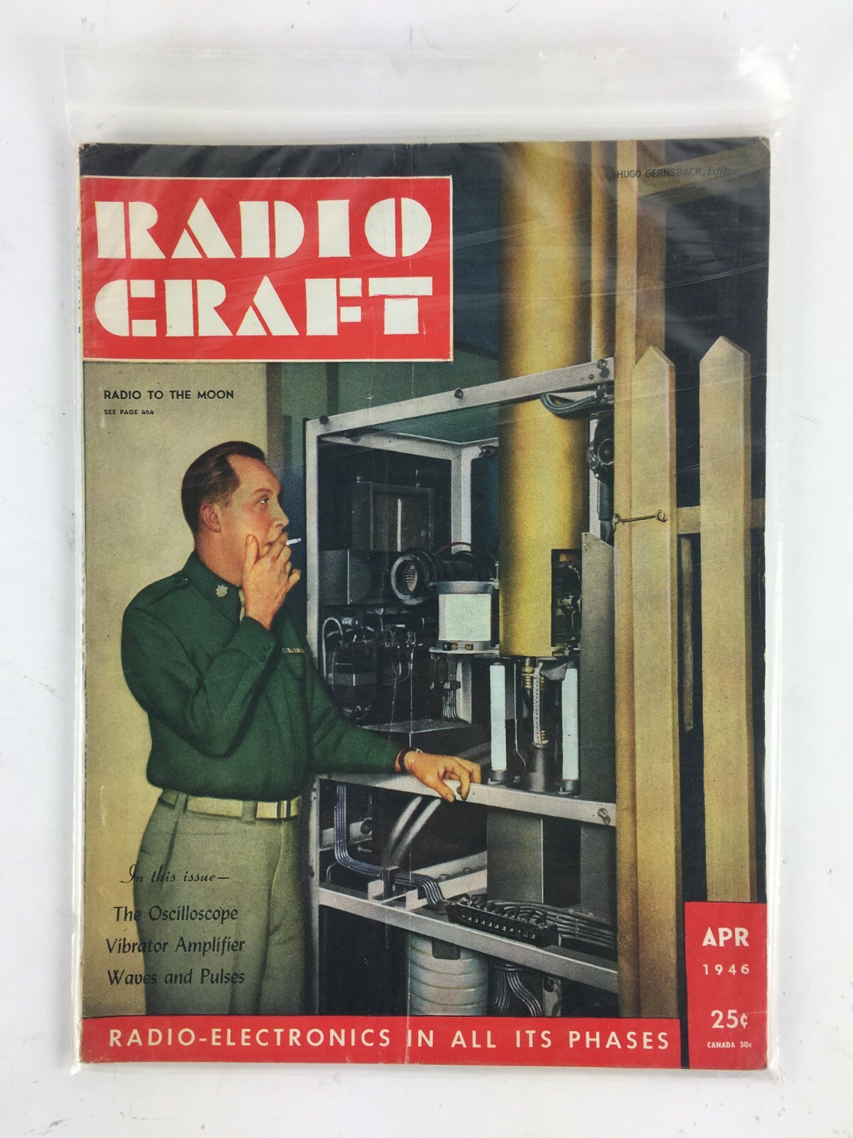 April 1946 Radio Craft HugoGernsback Magazine The Oscilloscope VibratorAmplifier