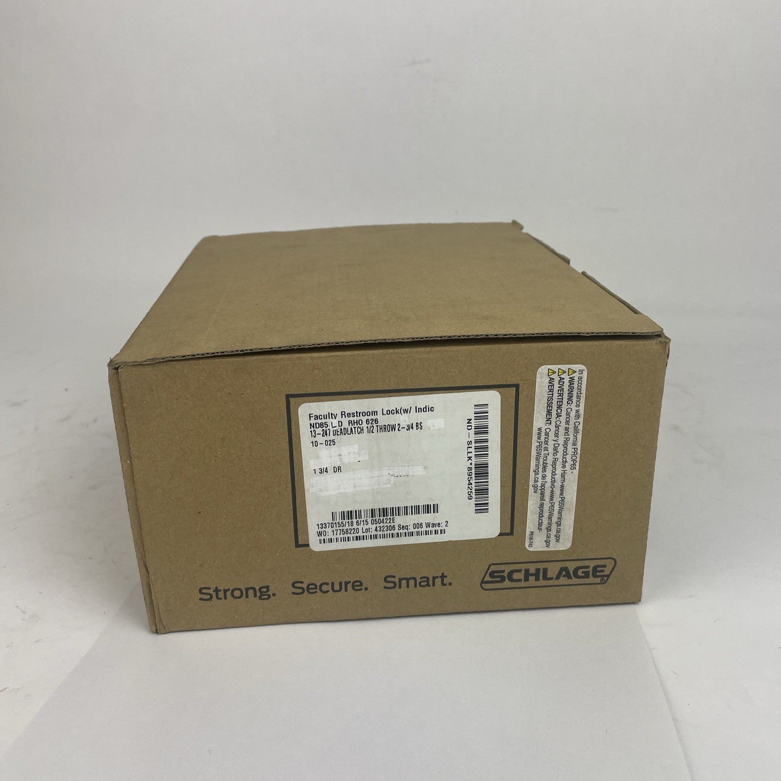 Schlage ND85LD-RHO-626 Faculty Restroom Lock W/ Indic Everest Lock Cylinder