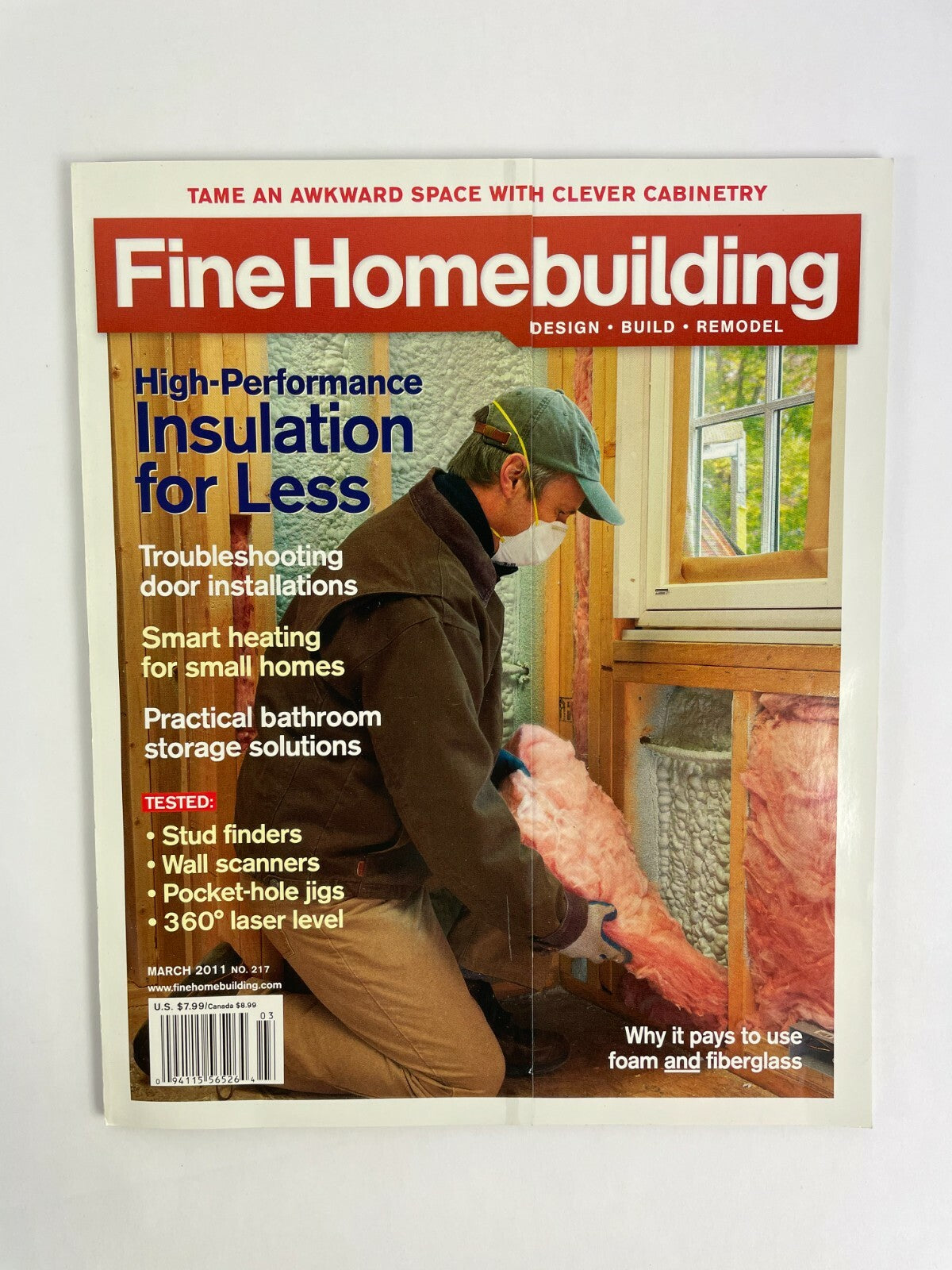 March 2011 Fine Homebuilding Magazine Clever Cabinetry High-Performance Less #B