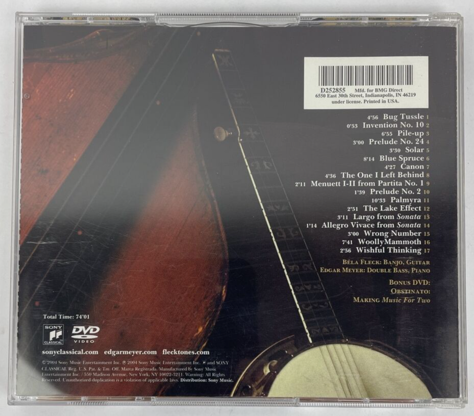 Bela Fleck & Edgar Meyer - Music for Two (Audio CD & Bonus DVD) 2004 Sony Music
