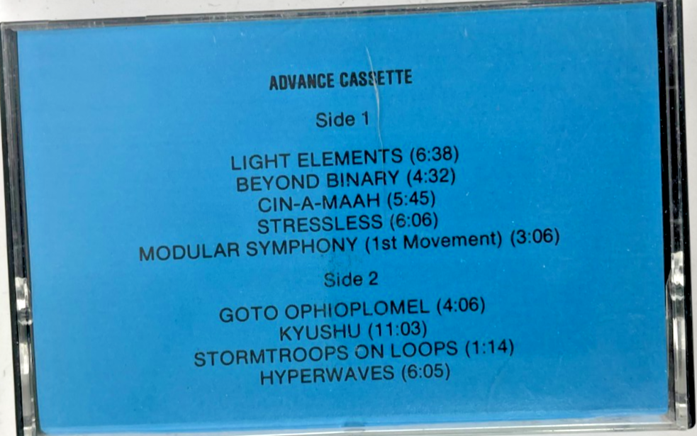 Patrick Moraz Huma Interface Light Elements Beyond Binary Stressless #Cassette